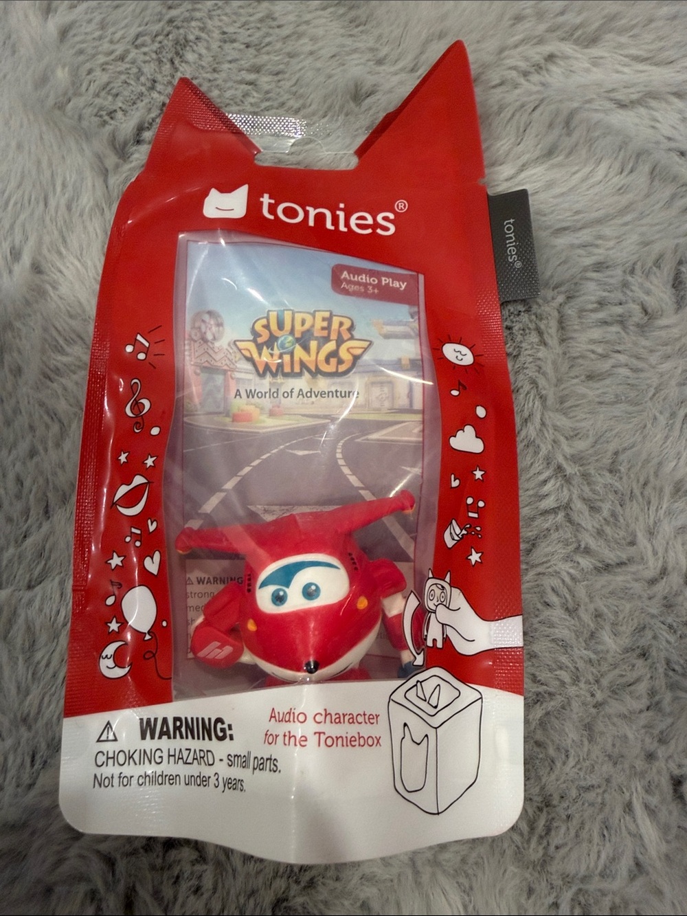 Tonies Super Wings Red Audio Character - Fun Storytelling Toy